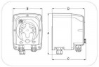 Перистальтический насос PDP TEC-1TT - 6-1 - 24VAC  SANTOPRENE GRIGIA