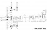 Membrana ze strony cieczy, PTFE, PHOENIX P07