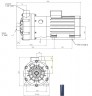 Горизонтальний відцентровий насос МВ 140 PVDF, LIP SEAL, DUTRAL