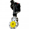 DN65 Vanne de régulation à commande pneumatique 10P11Y-DNx6516Z-L112C-C (corps CF8, siège SS304) avec positionneur YT-1000, entrée 4-20mA, Ex