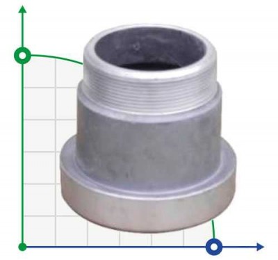 Raccord rapide fileté femelle - Ø75 pour système d'arrosage Vis 2,5" (NPT)