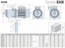 Pompe multicellulaire horizontale EHX 5/9, 1,8 kW, 7,2 m3/h, 104 m, 220 V/M, AISI 304 (EBARA MATRIX)