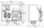 Pompa dozująca PDE BT MA/M 10-10 230V PVDF