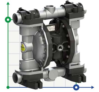 PHOENIX P250 ALU HYTREL ATEX пневматический мембранный насос