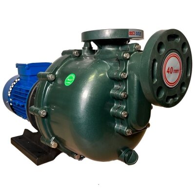 Pompe chimique pour hypochlorite QHB-40012 GFRPP, 245 L/min, 12,5 m, 380 V, moteur ABLE, centrifuge auto-amorçante