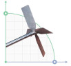 Stirrer made of stainless steel ML501295, 0,75 kW, 95 rpm