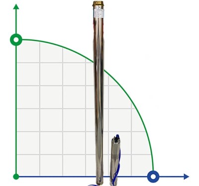 Bomba de pozo profundo 4SD16/25, 7,5kW, 380V