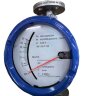 DN25 Caudalímetro rotámetro acero inoxidable KLZZ PN6 (agua), 1500-5000 l/h