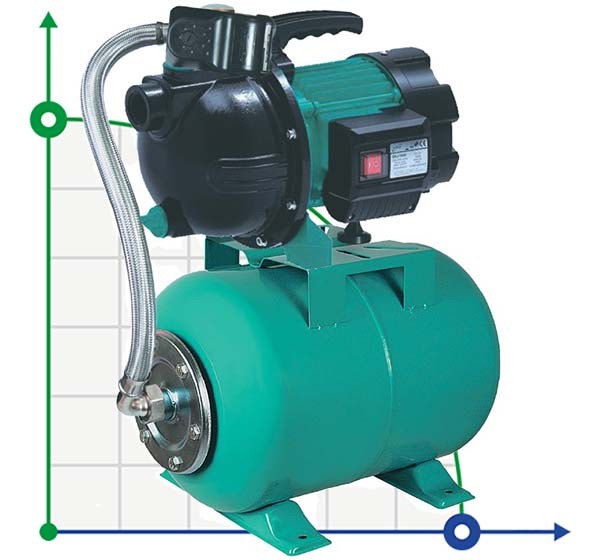 Station 1.2 kW Hmax 48m Qmax 80l/min (pompe auto-amorçante inox) 24l AquaticaLEO Ukraine