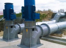 Axialströmungs-Propellerpumpe EVN 30A-2/30-1500/2.5 V01 mit 30 kW Motor