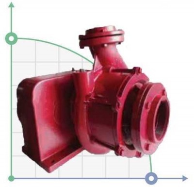 Насос с приводом от  ВОМ (вала отбора мощности) PTO 100-90 2KD L