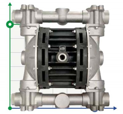Пневматический мембранный насос BOXER 100 ALU IB100ALMTAIT--