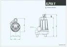 Dreno ALPHA V3 T Tauchpumpe mit Vortex-Laufrad