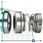 Торцевое уплотнение R-124 55, SIC/SIC, EPDM, 304, T5D