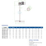 Низькообертовий міксер FLUIMAC MR 018-4-140, 0,18 кВт, 140 об/хв, 380V