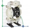 Bomba neumática de membrana DP 10 PVDF/V