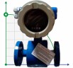DN125 Электромагнитный расходомер LDG PN16 (вода) 0...150 m3/h, 4-20mA+RS485 из углеродистой стали, футерованный PTFE