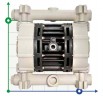 Пневматический мембранный насос BOXER 100 PP IB100P-HTTAD--