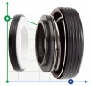 Mechanical seal R-6SB 30, SIC/SIC, NBR, 304