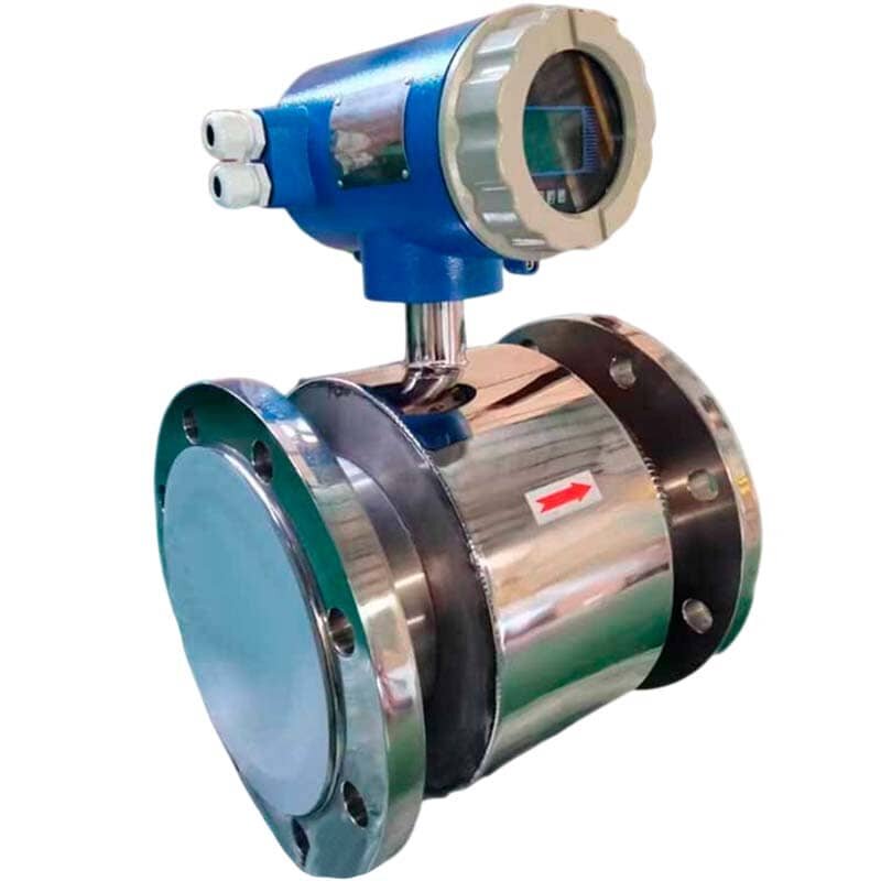 DN80 Przepływomierz elektromagnetyczny LDG PN16 (mieszanina alkoholi 8-10%) 0...50 m3/h, 4-20mA+RS485, stal nierdzewna AISI316, wykładzina PTFE