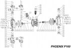 Pump housing, PP+VTR, PHOENIX P160, P250