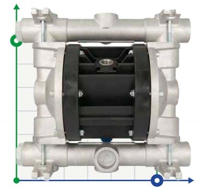 Bomba neumática de membrana BOXER 90 ALU IB90-ALHTAAT--