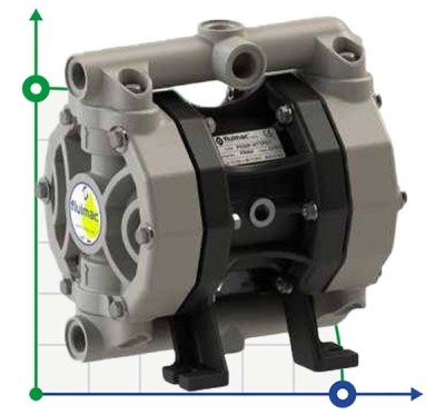PHOENIX P50 PP SANTOPRENE + PTFE ATEX пневматичний мембранний насос