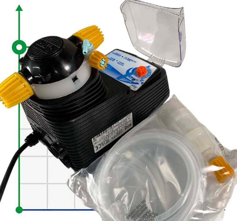 Bomba dosificadora electromagnética PDE HC151+ CST M60 240V PVDF-CE-DT, 1-10 l/h, 7-1 bar