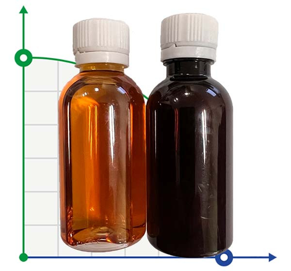 Satz von Enzympräparaten pro 100 kg Getreide, Mehl, Alpha -Amylase - 25 ml, Glucoamylase - 25 ml