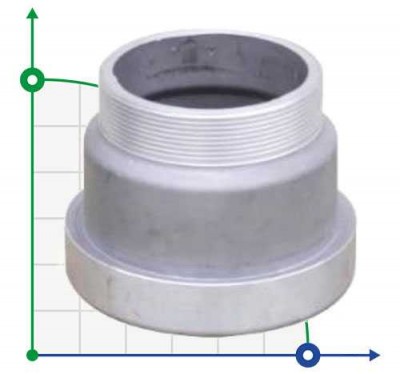 Raccord rapide femelle - Ø90 pour système d'arrosage Vis 3 po (NPT)