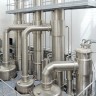 12,6T вакуум-выпарная установка концентрации спиртовой барды (4-ступени) для спиртового завода мощностью 6000 дал спирта в сутки