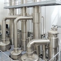 12,6T вакуум-выпарная установка концентрации спиртовой барды (4-ступени) для спиртового завода мощностью 6000 дал спирта в сутки