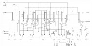 12,6T вакуум-выпарная установка концентрации спиртовой барды (4-ступени) для спиртового завода мощностью 6000 дал спирта в сутки
