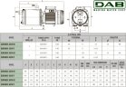 DAB EUROINOX 40/80 M horizontale mehrstufige Pumpe, 102970360H
