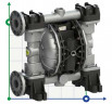 Мембранний насос для лаку PHOENIX P700 ALU SANTOPRENE+PTFE, 700 л/хв