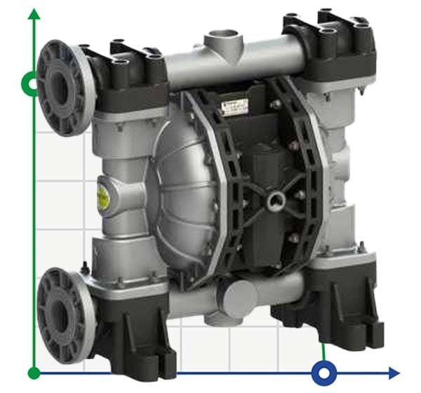 Мембранний насос для лаку PHOENIX P700 ALU SANTOPRENE+PTFE, 700 л/хв
