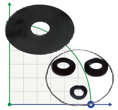 ЗИП комплект уплотнений к насосу ROVER POMPE 2010 ROVER 25 CE, DRILL 25, MARINA 25