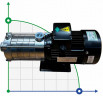 Bomba horizontal multietapas para agua caliente DW(S)5-50/110D, AISI304, 220V/50Hz
