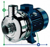 Pompe en acier inoxydable pour le pompage de liquides industriels CHX-V/200, 1,5 kW, 24 m3/h, 24,5 m, 380 V/T, AISI 304 (EBARA DWC)