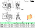 Pompe en acier inoxydable pour le pompage de liquides industriels CHX-V/200, 1,5 kW, 24 m3/h, 24,5 m, 380 V/T, AISI 304 (EBARA DWC)