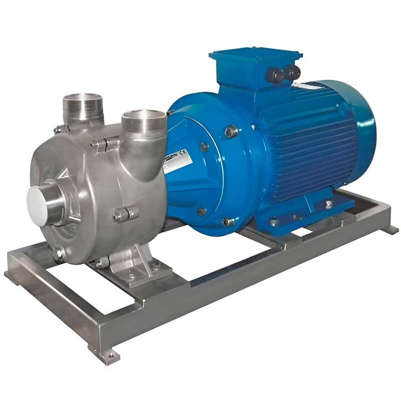 Pompa pierścieniowa cieczowa do syropów LIVERANI EP 80 Inox +BY-PASS, 900 l/min, TF/M, 15 kW, 1400 rpm, 380 V, AISI 316, Seal Cer.-Grafit-Epdm