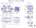 Вакуумный насос PW.4.21.1.1100.1 без двигателя, рамы и муфты
