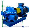 Double Suction Split Case Pump 1D315-50a, 55 kW, 3000