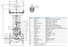 DN80 Pneumatisch betätigtes Entlüftungsregelventil 10P11Y-DNx8016Z-L112C-C (WCB-Gehäuse, SS304-Sitz) mit Stellungsregler YT-1000, 4-20mA-Eingang
